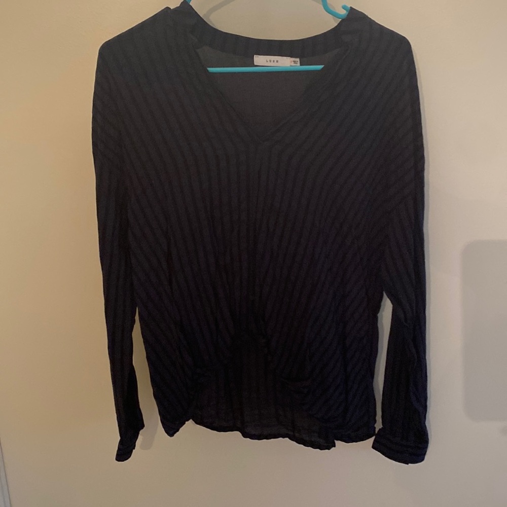 Blue striped shirt size small from Lush